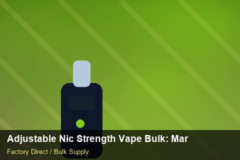 Adjustable Nic Strength Vape Bulk — Adjustable Nic Strength Vape Bulk: Margin Calculator — Third-Party Inspection photo 2