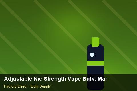 Adjustable Nic Strength Vape Bulk — Adjustable Nic Strength Vape Bulk: Market Comparison — Third-Party Inspection photo 2
