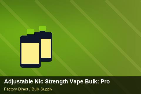 Adjustable Nic Strength Vape Bulk — Adjustable Nic Strength Vape Bulk: Procurement Checklist — Third-Party Inspection photo 1