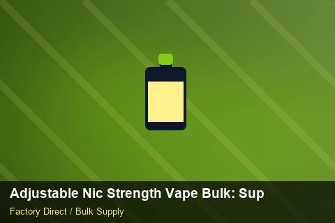 Adjustable Nic Strength Vape Bulk — Adjustable Nic Strength Vape Bulk: Supplier Vetting — Third-Party Inspection photo 2