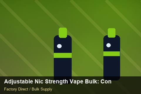 Adjustable Nic Strength Vape Bulk — Adjustable Nic Strength Vape Bulk: Contract Essentials — Third-Party Inspection photo 1
