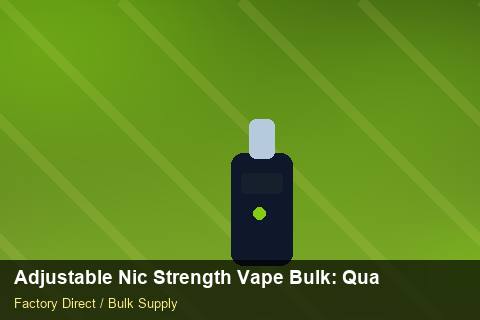 Adjustable Nic Strength Vape Bulk — Adjustable Nic Strength Vape Bulk: Quality Inspection Checklist — Batch Traceability photo 1