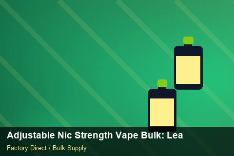 Adjustable Nic Strength Vape Bulk — Adjustable Nic Strength Vape Bulk: Lead Time & MOQ — Batch Traceability photo 1
