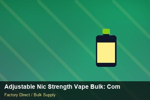 Adjustable Nic Strength Vape Bulk — Adjustable Nic Strength Vape Bulk: Compliance Standards — Batch Traceability photo 2