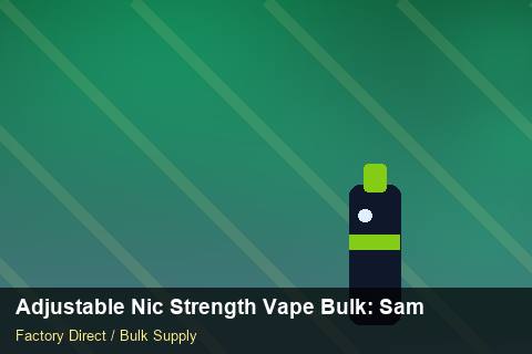 Adjustable Nic Strength Vape Bulk — Adjustable Nic Strength Vape Bulk: Sample Policy — Batch Traceability photo 1
