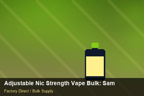 Adjustable Nic Strength Vape Bulk — Adjustable Nic Strength Vape Bulk: Sample Policy — Batch Traceability photo 2