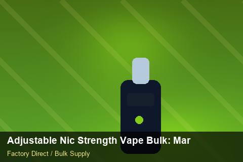 Adjustable Nic Strength Vape Bulk — Adjustable Nic Strength Vape Bulk: Market Trends 2026 — Batch Traceability photo 2