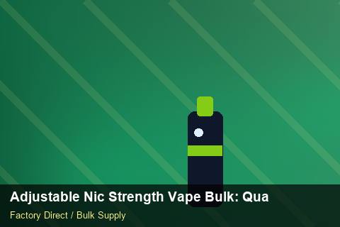 Adjustable Nic Strength Vape Bulk — Adjustable Nic Strength Vape Bulk: Quality Control Process — Batch Traceability photo 1