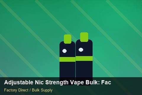 Adjustable Nic Strength Vape Bulk — Adjustable Nic Strength Vape Bulk: Factory Audit Report — Batch Traceability photo 2