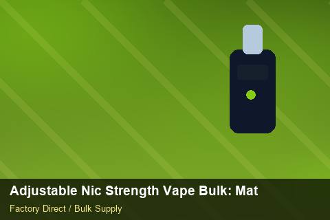 Adjustable Nic Strength Vape Bulk — Adjustable Nic Strength Vape Bulk: Material & Ingredients — Batch Traceability photo 2