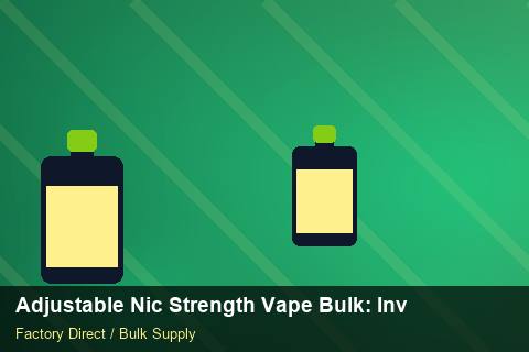 Adjustable Nic Strength Vape Bulk — Adjustable Nic Strength Vape Bulk: Inventory Management — Batch Traceability photo 2