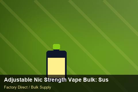 Adjustable Nic Strength Vape Bulk — Adjustable Nic Strength Vape Bulk: Sustainability — Batch Traceability photo 1