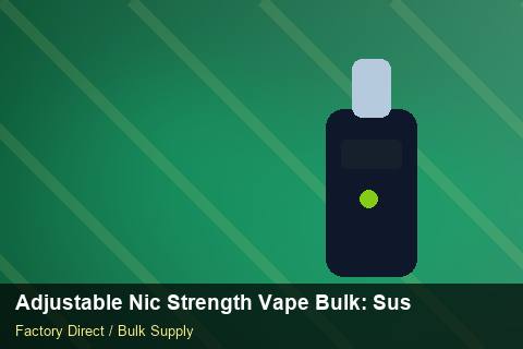Adjustable Nic Strength Vape Bulk — Adjustable Nic Strength Vape Bulk: Sustainability — Batch Traceability photo 2