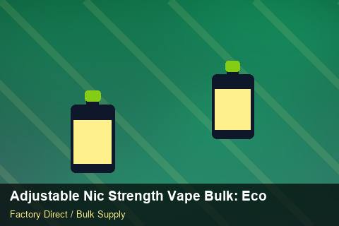 Adjustable Nic Strength Vape Bulk — Adjustable Nic Strength Vape Bulk: Eco-Friendly Materials — Batch Traceability photo 1