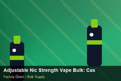 Adjustable Nic Strength Vape Bulk — Adjustable Nic Strength Vape Bulk: Case Studies — Batch Traceability photo 1