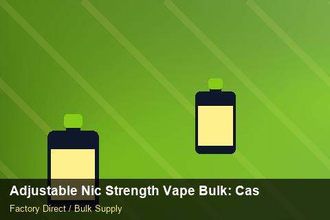 Adjustable Nic Strength Vape Bulk — Adjustable Nic Strength Vape Bulk: Case Studies — Batch Traceability photo 2