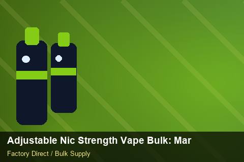 Adjustable Nic Strength Vape Bulk — Adjustable Nic Strength Vape Bulk: Market Comparison — Batch Traceability photo 2