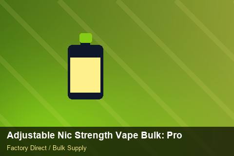 Adjustable Nic Strength Vape Bulk — Adjustable Nic Strength Vape Bulk: Procurement Checklist — Batch Traceability photo 1