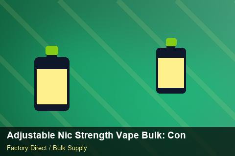 Adjustable Nic Strength Vape Bulk — Adjustable Nic Strength Vape Bulk: Contract Essentials — Batch Traceability photo 2