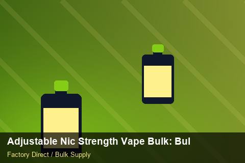 Adjustable Nic Strength Vape Bulk — Adjustable Nic Strength Vape Bulk: Bulk Supplier Guide — Defect Handling photo 2