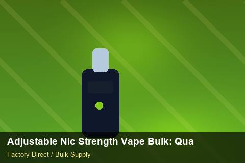 Adjustable Nic Strength Vape Bulk — Adjustable Nic Strength Vape Bulk: Quality Inspection Checklist — Defect Handling photo 1