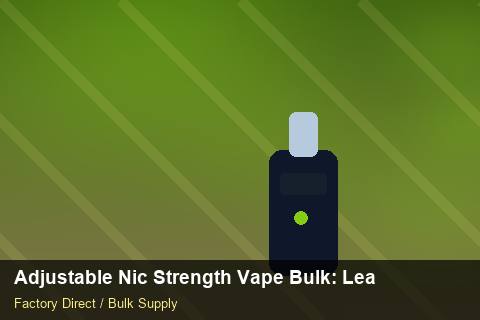 Adjustable Nic Strength Vape Bulk — Adjustable Nic Strength Vape Bulk: Lead Time & MOQ — Defect Handling photo 2