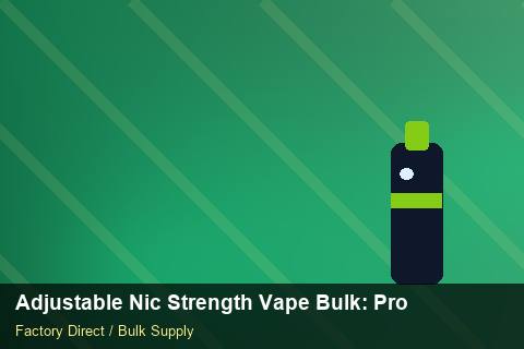 Adjustable Nic Strength Vape Bulk — Adjustable Nic Strength Vape Bulk: Procurement Strategy — Defect Handling photo 2