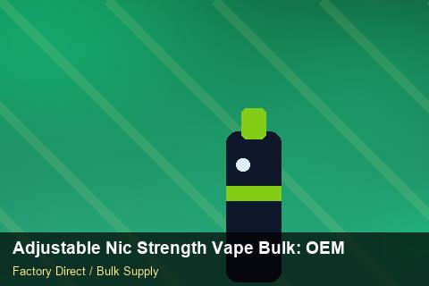 Adjustable Nic Strength Vape Bulk — Adjustable Nic Strength Vape Bulk: OEM & ODM Service — Defect Handling photo 2