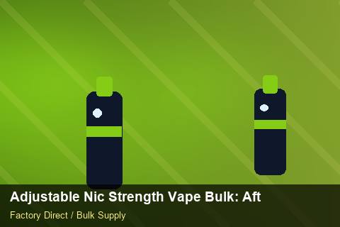 Adjustable Nic Strength Vape Bulk — Adjustable Nic Strength Vape Bulk: After-Sales Support — Defect Handling photo 1