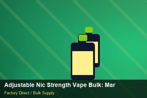 Adjustable Nic Strength Vape Bulk — Adjustable Nic Strength Vape Bulk: Market Trends 2026 — Defect Handling photo 1