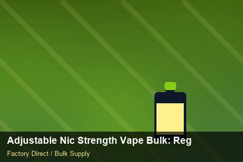 Adjustable Nic Strength Vape Bulk — Adjustable Nic Strength Vape Bulk: Regulatory Update — Defect Handling photo 1