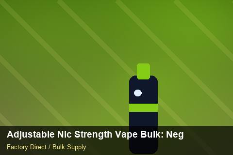 Adjustable Nic Strength Vape Bulk — Adjustable Nic Strength Vape Bulk: Negotiation Tips — Defect Handling photo 1