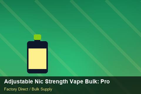 Adjustable Nic Strength Vape Bulk — Adjustable Nic Strength Vape Bulk: Production Capacity — Defect Handling photo 1