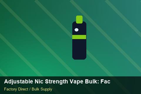 Adjustable Nic Strength Vape Bulk — Adjustable Nic Strength Vape Bulk: Factory Audit Report — Defect Handling photo 2