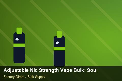 Adjustable Nic Strength Vape Bulk — Adjustable Nic Strength Vape Bulk: Sourcing Workflow — Defect Handling photo 1