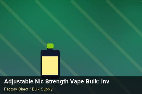 Adjustable Nic Strength Vape Bulk — Adjustable Nic Strength Vape Bulk: Inventory Management — Defect Handling photo 2