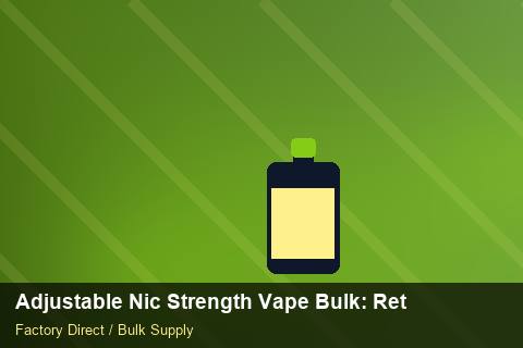 Adjustable Nic Strength Vape Bulk — Adjustable Nic Strength Vape Bulk: Returns & Warranty — Defect Handling photo 2