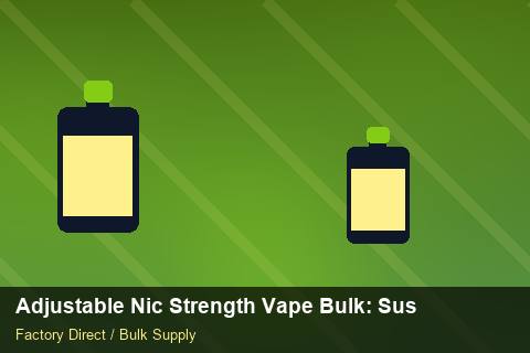 Adjustable Nic Strength Vape Bulk — Adjustable Nic Strength Vape Bulk: Sustainability — Defect Handling photo 1