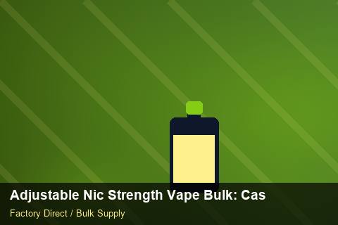 Adjustable Nic Strength Vape Bulk — Adjustable Nic Strength Vape Bulk: Case Studies — Defect Handling photo 2