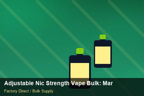Adjustable Nic Strength Vape Bulk — Adjustable Nic Strength Vape Bulk: Margin Calculator — Defect Handling photo 1