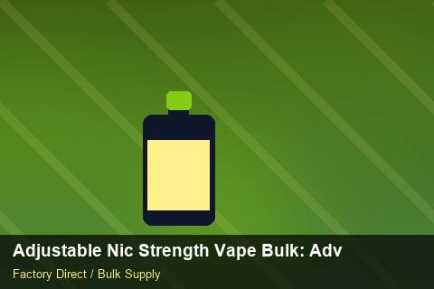 Adjustable Nic Strength Vape Bulk — Adjustable Nic Strength Vape Bulk: Advanced Sourcing — Defect Handling photo 2