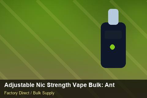 Adjustable Nic Strength Vape Bulk — Adjustable Nic Strength Vape Bulk: Anti-Counterfeit Measures — Defect Handling photo 1