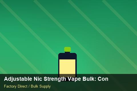 Adjustable Nic Strength Vape Bulk — Adjustable Nic Strength Vape Bulk: Contract Essentials — Defect Handling photo 2