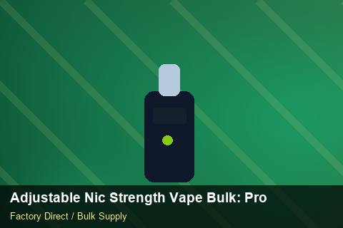 Adjustable Nic Strength Vape Bulk — Adjustable Nic Strength Vape Bulk: Product Launch Playbook — Defect Handling photo 1