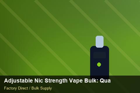 Adjustable Nic Strength Vape Bulk — Adjustable Nic Strength Vape Bulk: Quality Inspection Checklist — Replacement Policy photo 1