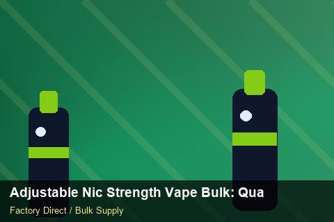 Adjustable Nic Strength Vape Bulk — Adjustable Nic Strength Vape Bulk: Quality Inspection Checklist — Replacement Policy photo 2