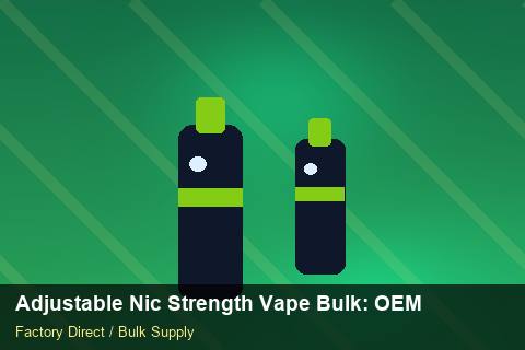 Adjustable Nic Strength Vape Bulk — Adjustable Nic Strength Vape Bulk: OEM & ODM Service — Replacement Policy photo 2