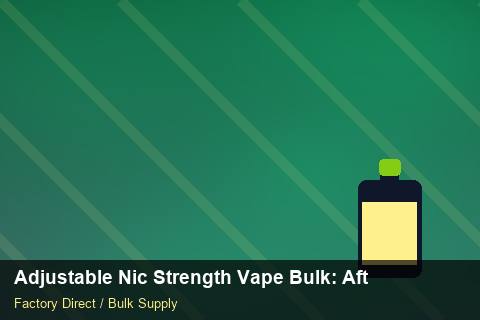 Adjustable Nic Strength Vape Bulk — Adjustable Nic Strength Vape Bulk: After-Sales Support — Replacement Policy photo 2