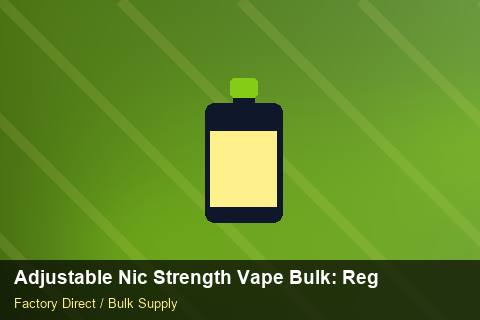Adjustable Nic Strength Vape Bulk — Adjustable Nic Strength Vape Bulk: Regulatory Update — Replacement Policy photo 1