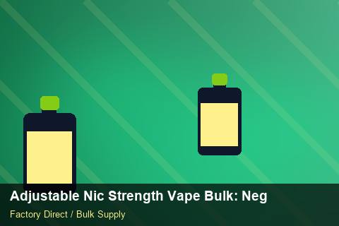 Adjustable Nic Strength Vape Bulk — Adjustable Nic Strength Vape Bulk: Negotiation Tips — Replacement Policy photo 2